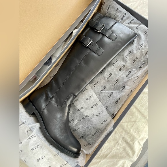 ECCO Women's Shape 25 Tall Buckle Riding Boot Size 6.5 - Picture 6 of 6